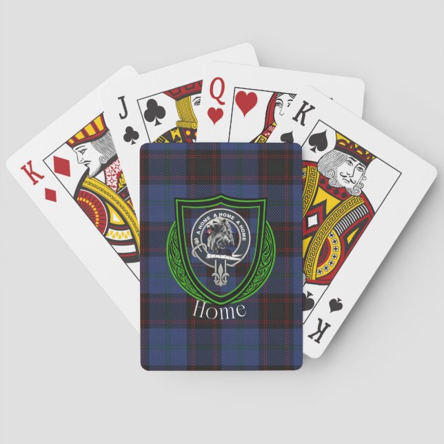 Jeu De Cartes Home Scottish Clan Tartan & Crest (dos)
