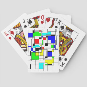 Jeu De Cartes Hommage Random Carré À Mondrian