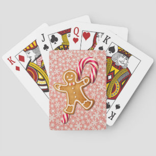 Jeu De Cartes Homme en pain d'épices et décor de canne à sucre
