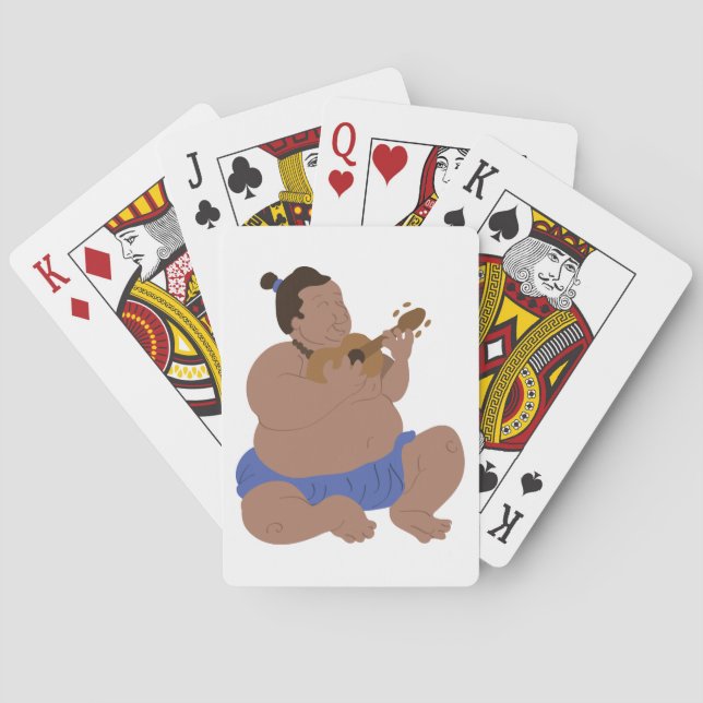 Jeu De Cartes Homme hawaïen (dos)