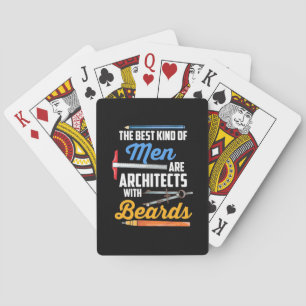 Jeu De Cartes Hommes Architectes Avec Oreilles
