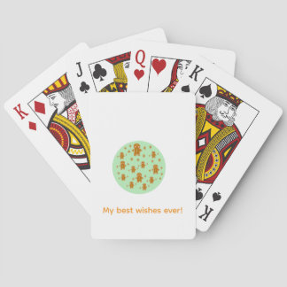 Jeu De Cartes Hommes en pain d'épices Noël