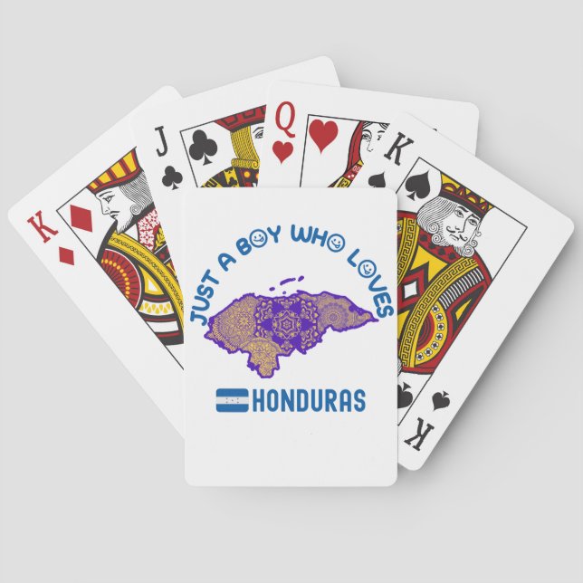 Jeu De Cartes Honduras Pays nord-américain (dos)
