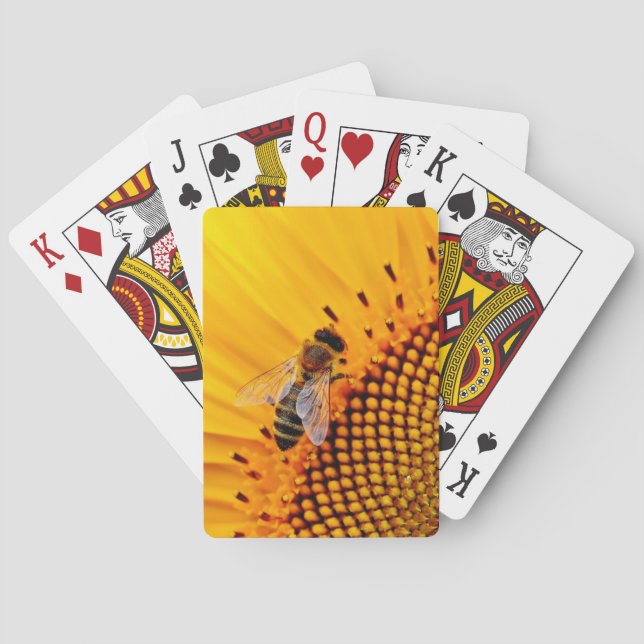 JEU DE CARTES HONEY BEES (SUNFLOWER) (dos)