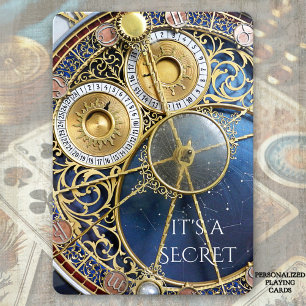 Jeu De Cartes Horloge astronomique de Prague Jouer secrète carte