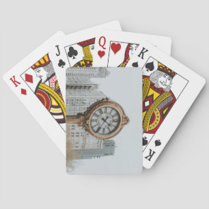 Jeu De Cartes Horloge de rue Tiffany à New York