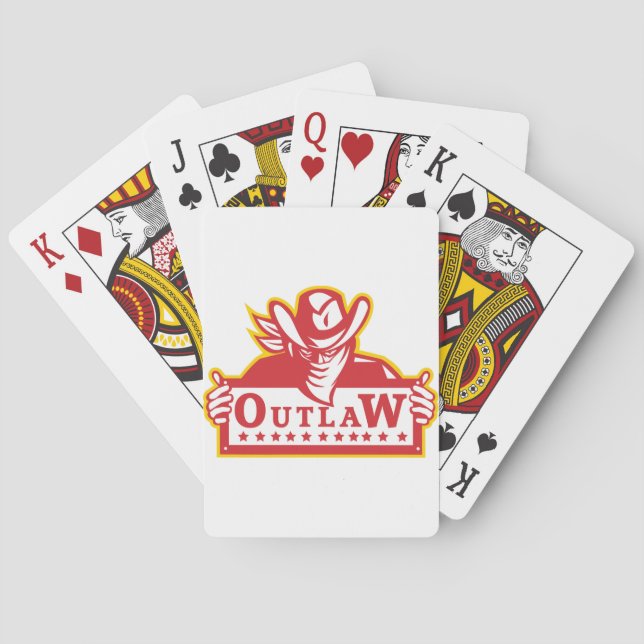 Jeu De Cartes Hors-la-loi (dos)
