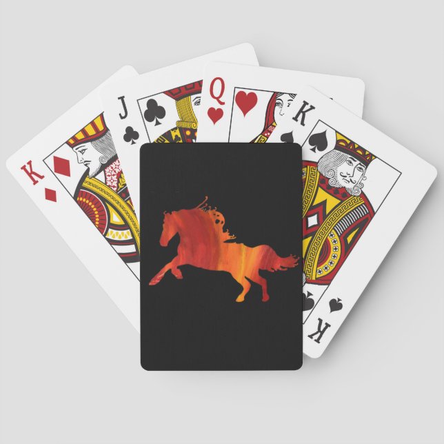 Jeu De Cartes Horse Art Jouer Cartes (dos)