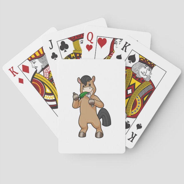 Jeu De Cartes Horse at Eating Vegan (dos)