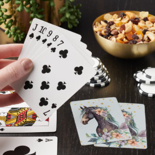 Jeu De Cartes Horse Design Jouer Cartes