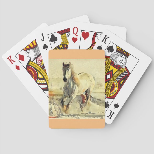 Jeu De Cartes Horse Jouer Cartes (dos)