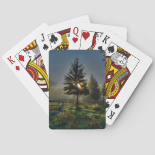 Jeu De Cartes Horse Ranch Sunrise Nature Photo