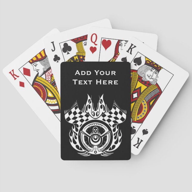 Jeu De Cartes Hot Car Auto Racing Playing Cartes (dos)