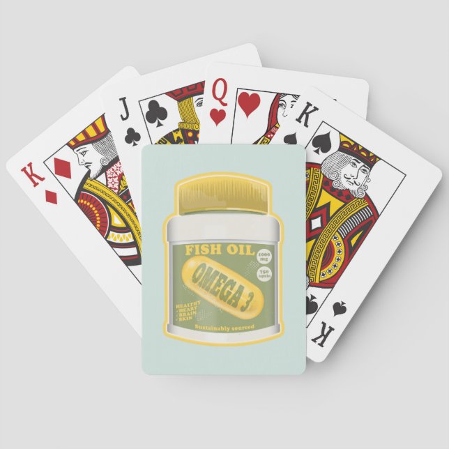 Jeu De Cartes Huile de poisson oméga 3 (dos)