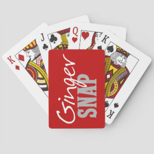 Jeu De Cartes Humour à tête rouge - Accrochage à gingembre