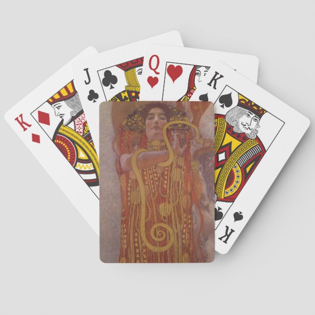 Jeu De Cartes Hygeia par Gustav Klimt (dos)