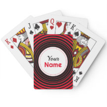 Hypnose Rouge Personnalisée Jouer Cartes