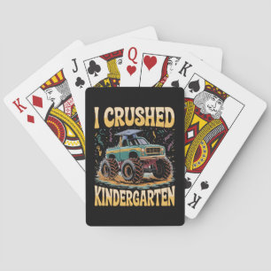 Jeu De Cartes I Crushed Kindergarten Monster Truck Graduation