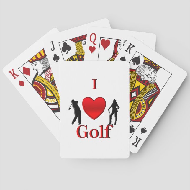 Jeu De Cartes I golf de coeur (dos)