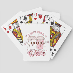Jeu De Cartes I Lote a Latte Super Bubble Tea Valentine Lovers