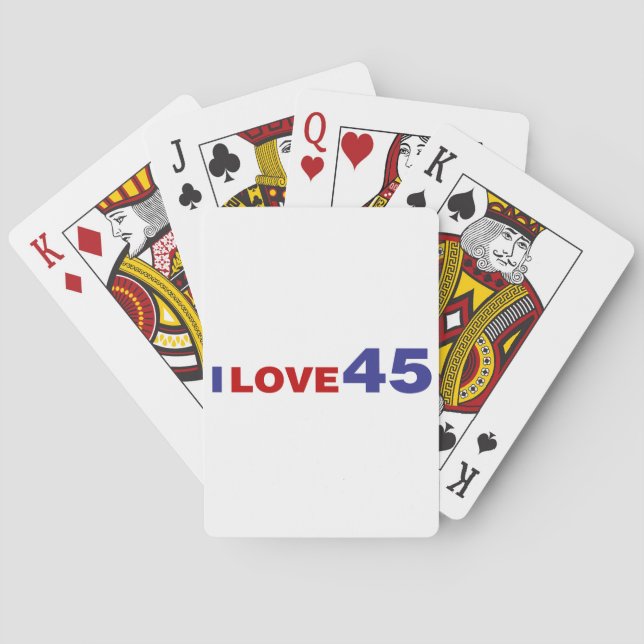 Jeu De Cartes I Love 45 (dos)