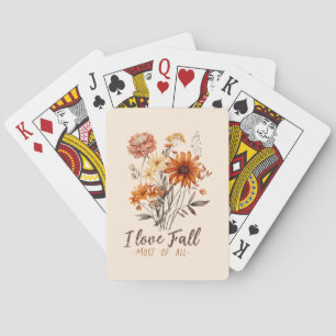 Jeu De Cartes I Love Fall Most All - Autumn Foliage