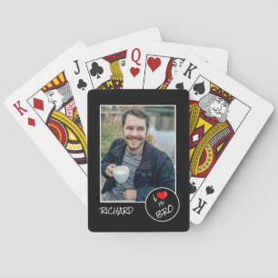 Jeu De Cartes I Love My Bro, Custom Photo - Personnalisé