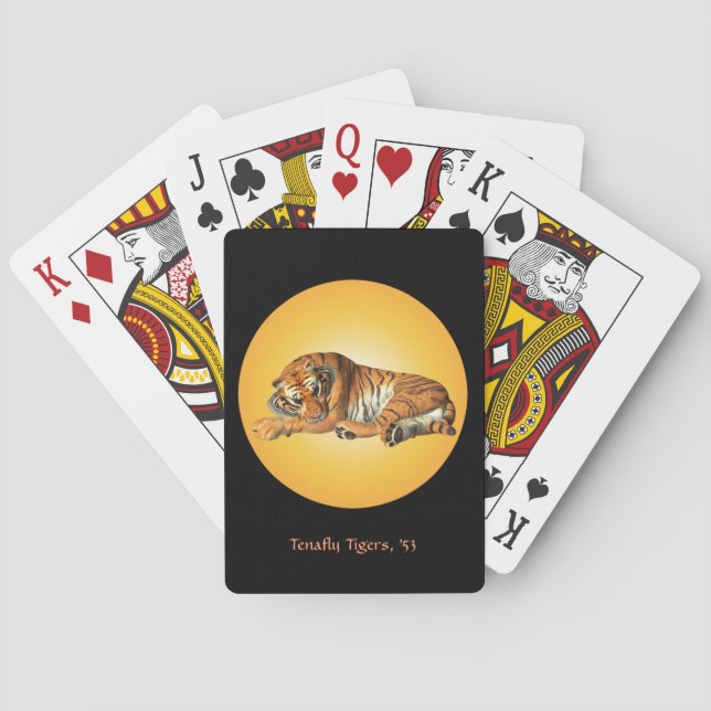 Jeu De Cartes I Love Tigers Jouer aux cartes (dos)