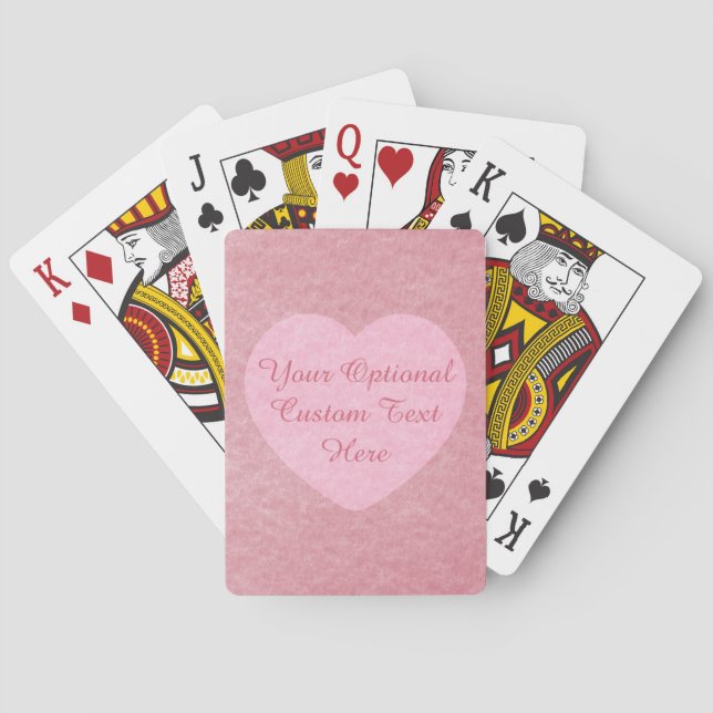 Jeu De Cartes "I LOVE YOU", carte à jouer (dos)
