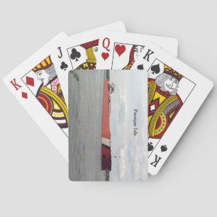 Jeu De Cartes Île Presque jouant aux cartes