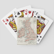 Îles Britanniques Jouant aux cartes