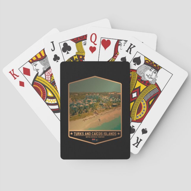 Jeu De Cartes Îles Turques et Caïques (dos)
