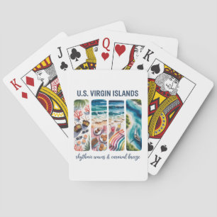 Jeu De Cartes Îles Vierges américaines - Vagues rythmiques et ca