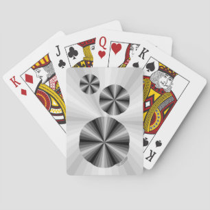 Jeu De Cartes Illusion optique Noir classique Jouer des cartes