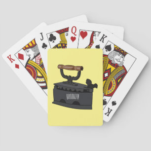 Jeu De Cartes Illustration de dessin en fer de Charbon