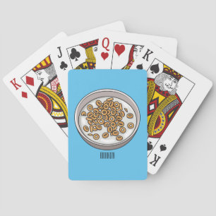 Jeu De Cartes Illustration de dessin sur les céréales