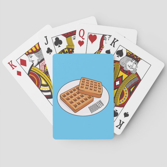 Jeu De Cartes Illustration de gaufre (dos)