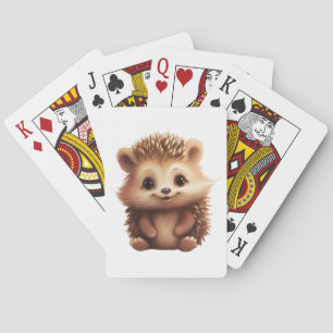 Jeu De Cartes Illustration de hérisson de dessin
