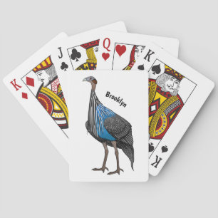 Jeu De Cartes Illustration de la caricature de la vautour