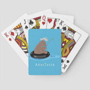 Jeu De Cartes Illustration de la pêche de l'ourson mou