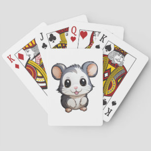 Jeu De Cartes Illustration de la souris de dessin