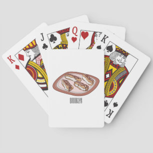 Jeu De Cartes Illustration de l'éclair de chocolat