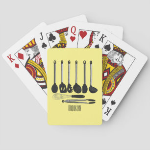 Jeu De Cartes Illustration de l'ustensile de cuisine