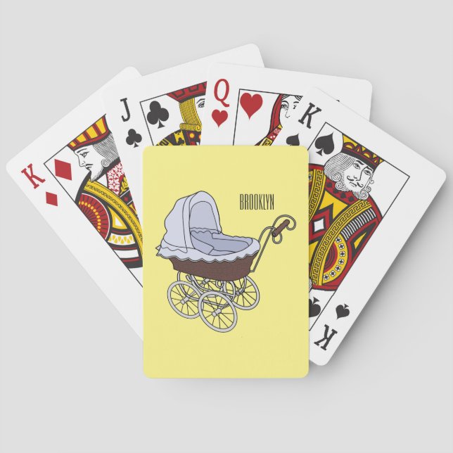 Jeu De Cartes Illustration de poussette (dos)