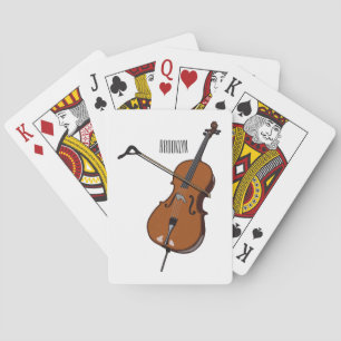 Jeu De Cartes Illustration de violoncelle