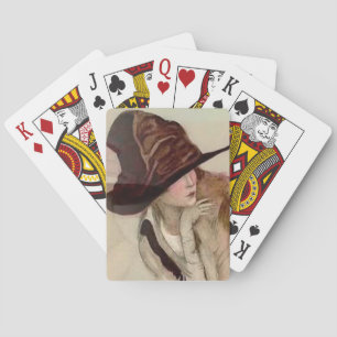 Jeu De Cartes Illustration des jeunes filles de Marcello Dudovic