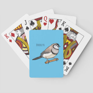 Jeu De Cartes Illustration d'oiseau à deux barreaux