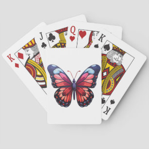 Jeu De Cartes Illustration du papillon de dessin