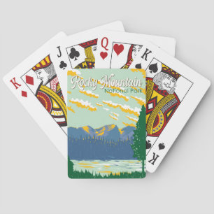 Jeu De Cartes Illustration du Parc national des Rocheuses