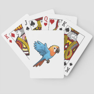 Jeu De Cartes Illustration du perroquet de dessin